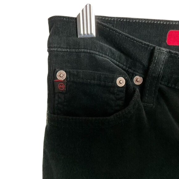 AG The Angel Boot Cut Black Corduroy Pants, size 27R - Picture 11 of 16